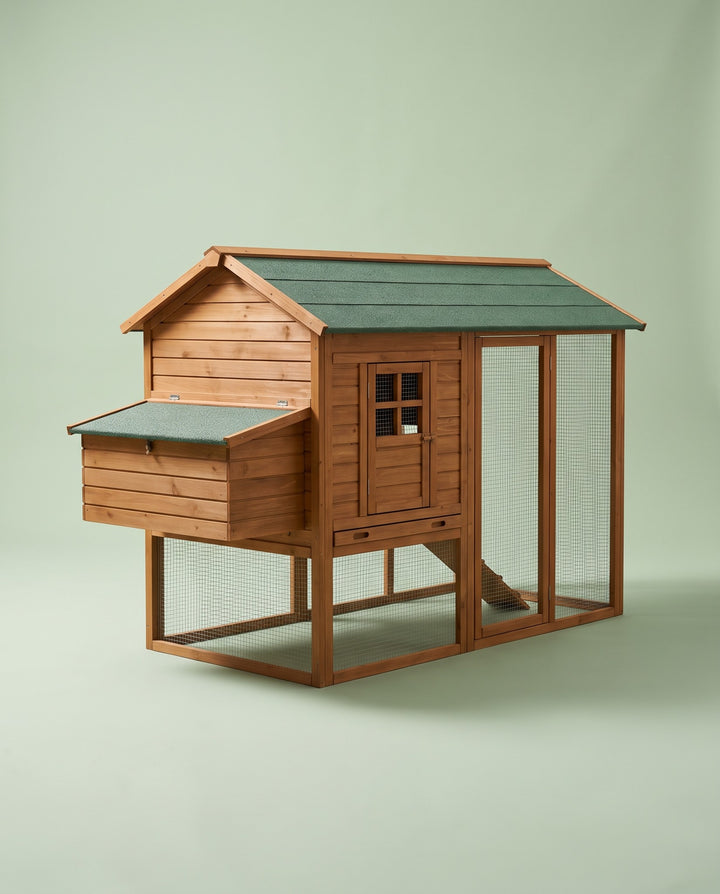 Large Chicken Coop with Nesting Box