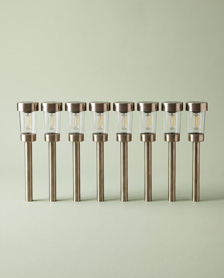 Solar Path Lights, Set of 8