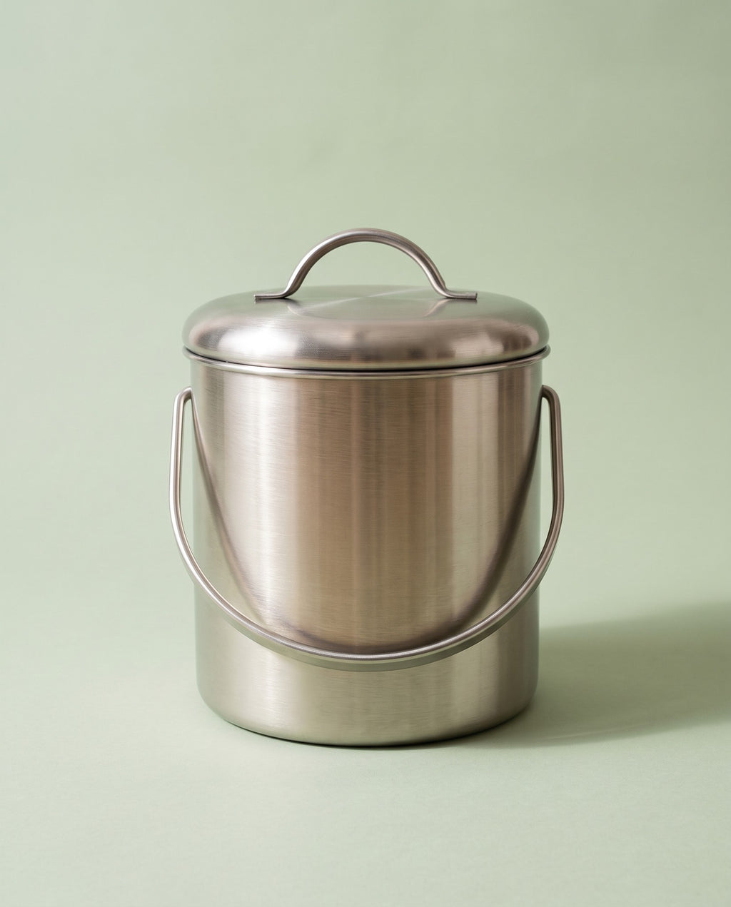 Stainless Kitchen Compost Bin, 5 L
