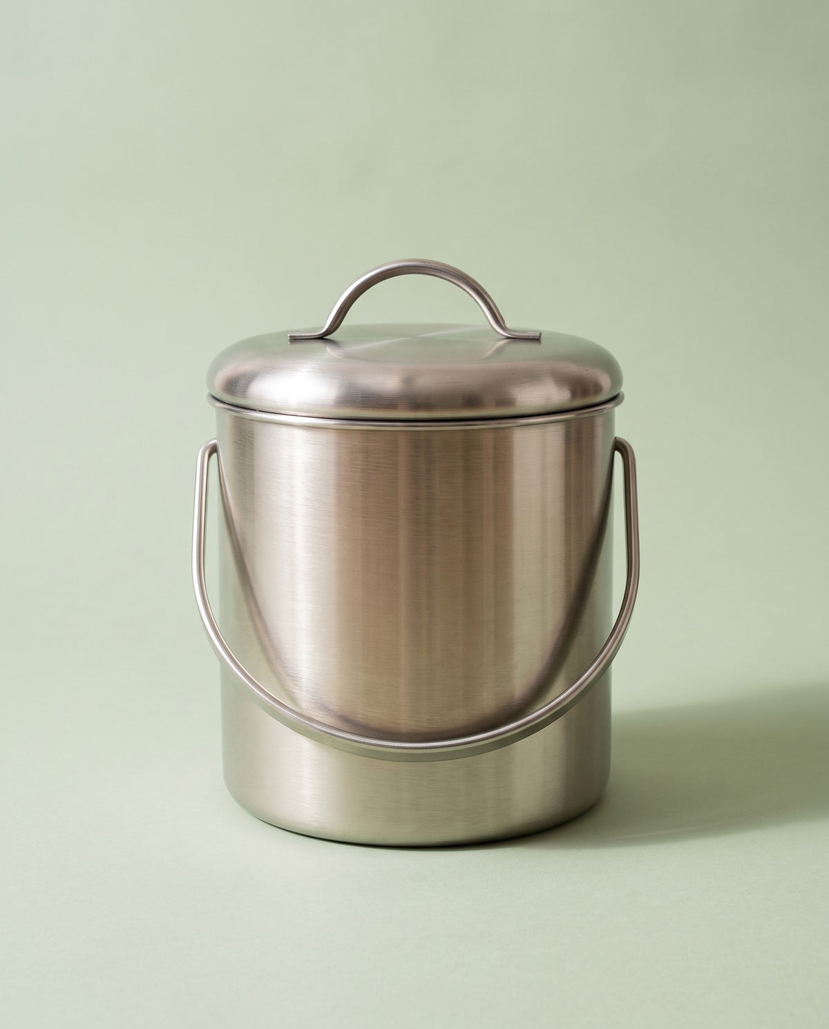 Stainless Kitchen Compost Bin, 5 L