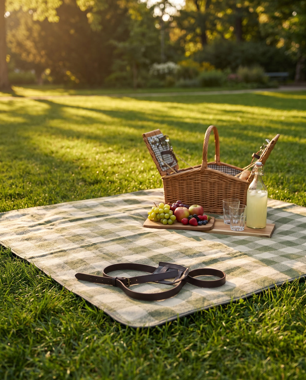 Waterproof Picnic Blanket, XL in use